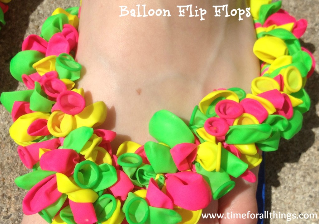 Close Up - Balloon Flip Flops