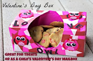 Valentines Day Boxes: Tissue Box Craft