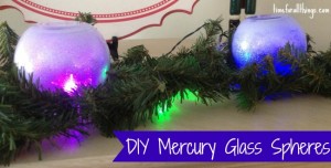 DIY Mercury Glass Spheres